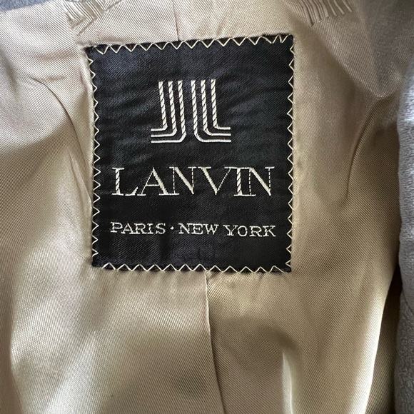 Lanvin Gray Suede Men's Blazer, Paris/New York, see photos, EUC - Picture 2 of 13